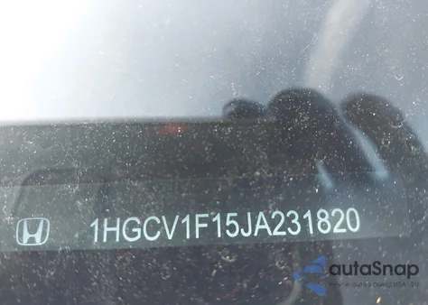 2018 Honda Accord Lx z USA, uszkodzony, nr VIN 1HGCV1F15JA231820